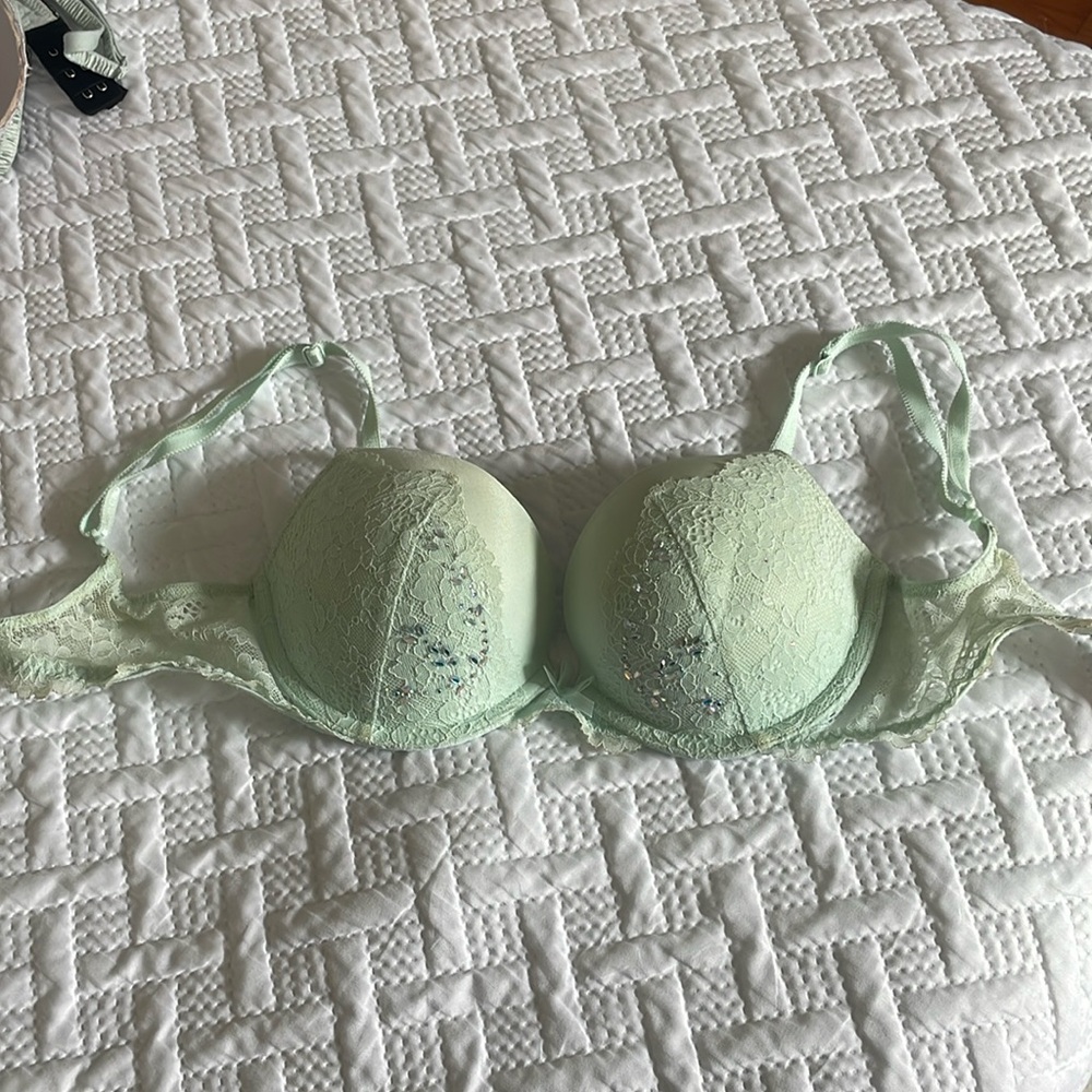 Jeweled Push Up Bra